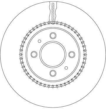 TRW DF6904 Brake Disc