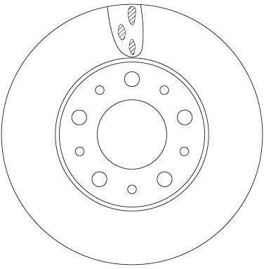 TRW DF6918S Brake Disc