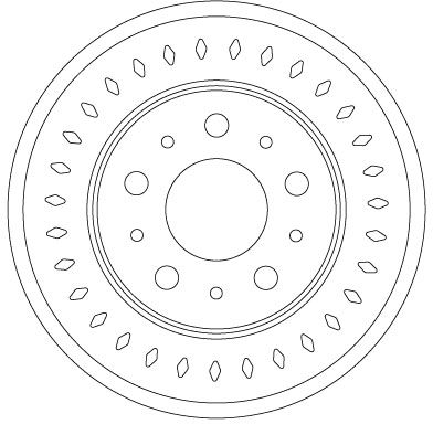Brake Disc TRW DF6925S