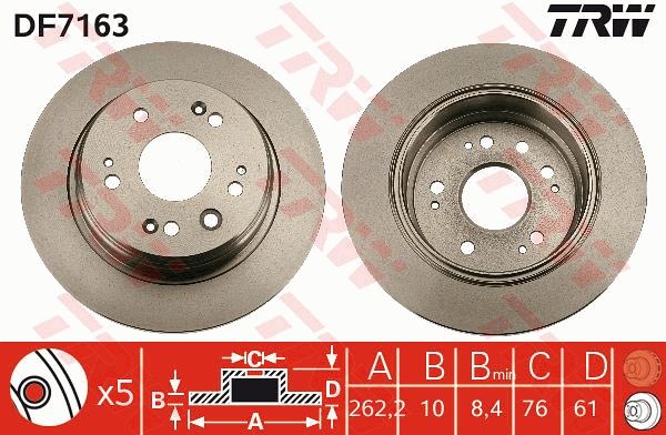 TRW DF7163 Brake Disc
