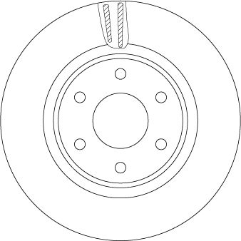 Brake Disc TRW DF7458S
