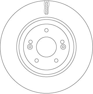 Brake Disc TRW DF7592