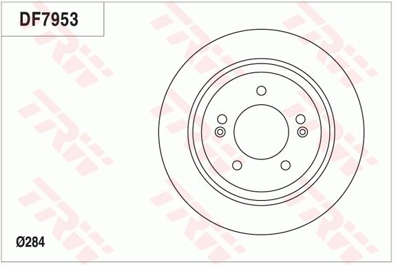 TRW DF7953 Brake Disc