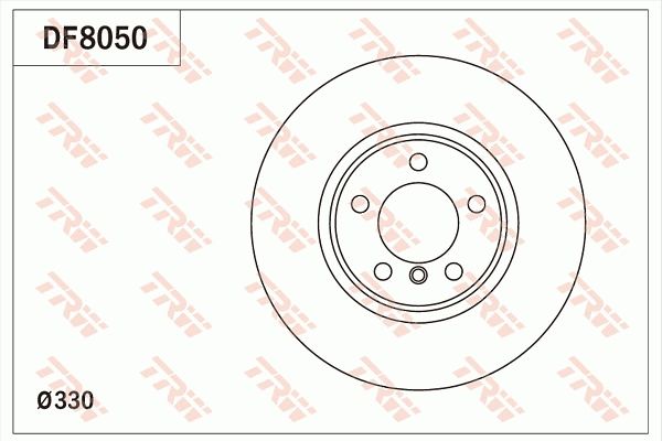 TRW DF8050 Brake Disc