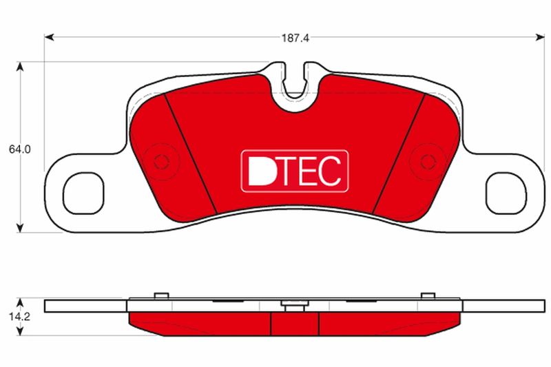 TRW GDB1839DTE Brake Pad Set, disc brake
