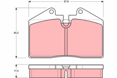 Brake Pad Set, disc brake TRW GDB379