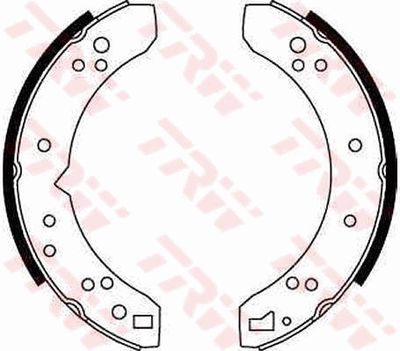 Brake Shoe Set TRW GS6070