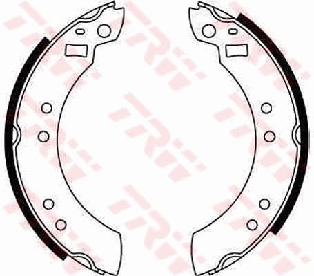 TRW GS6124 Brake Shoe Set