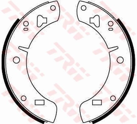 TRW GS6129 Brake Shoe Set