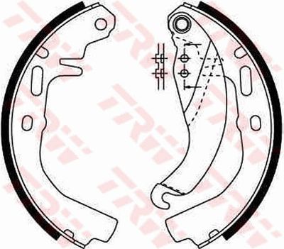 Brake Shoe Set TRW GS6186