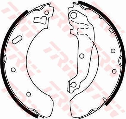 TRW GS6215 Brake Shoe Set