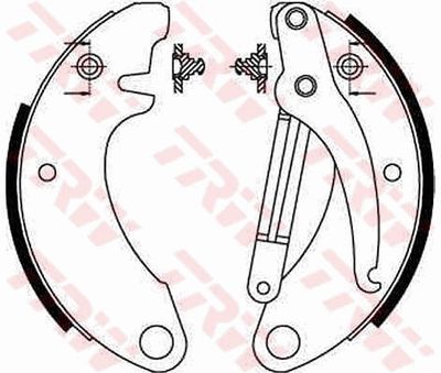 Brake Shoe Set TRW GS8052