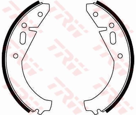 TRW GS8141 Brake Shoe Set