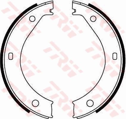 TRW GS8217 Brake Shoe Set, parking brake