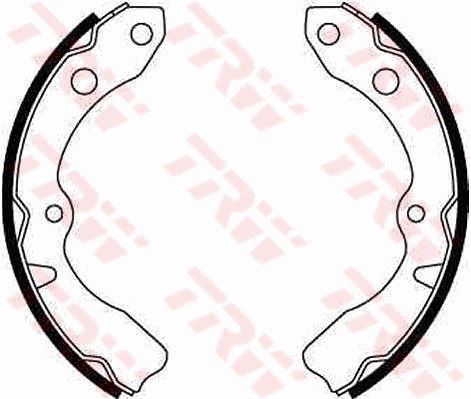 TRW GS8304 Brake Shoe Set