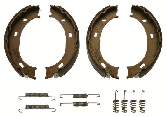 TRW GS8433 Brake Shoe Set, parking brake