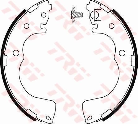 TRW GS8435 Brake Shoe Set