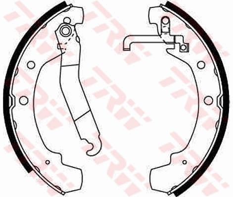 TRW GS8511 Brake Shoe Set