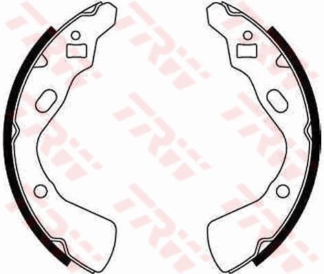 TRW GS8519 Brake Shoe Set