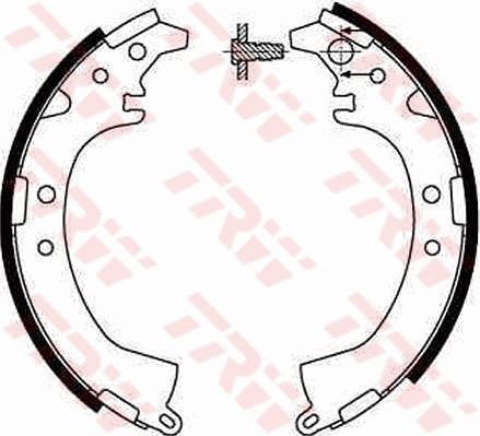 TRW GS8649 Brake Shoe Set