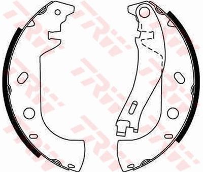 Brake Shoe Set TRW GS8653
