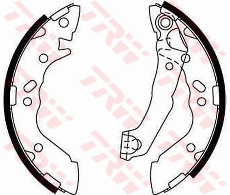 TRW GS8659 Brake Shoe Set