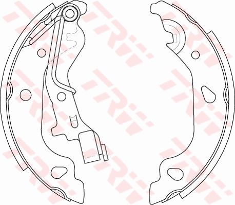 TRW GS8687 Brake Shoe Set
