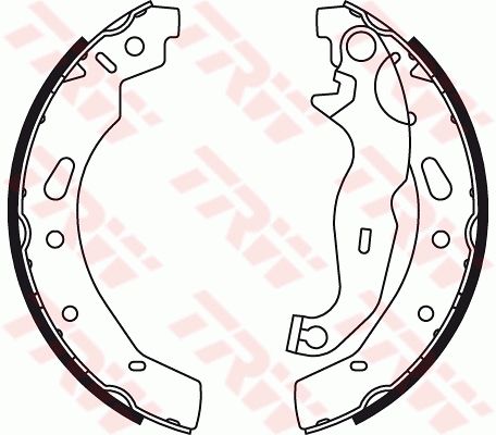 TRW GS8787 Brake Shoe Set