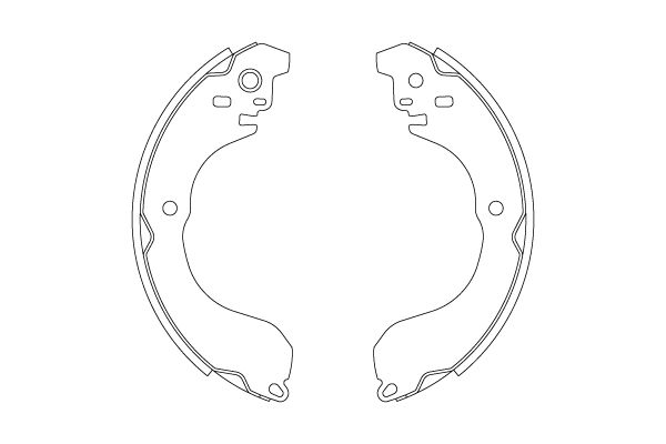 TRW GS8813 Brake Shoe Set