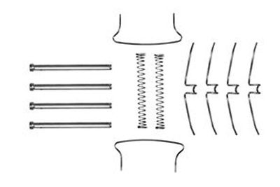 Accessory Kit, disc brake pad TRW PFK133