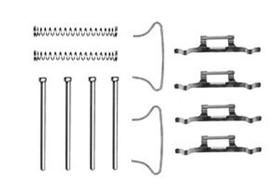 Accessory Kit, disc brake pad TRW PFK135