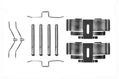 Accessory Kit, disc brake pad TRW PFK140