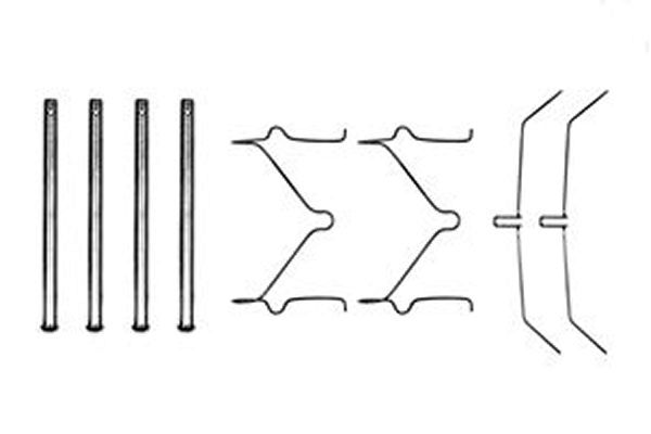 TRW PFK208 Accessory Kit, disc brake pad
