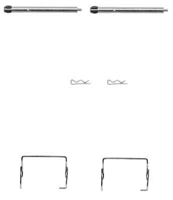 Accessory Kit, disc brake pad TRW PFK371