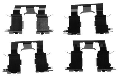 Accessory Kit, disc brake pad TRW PFK512