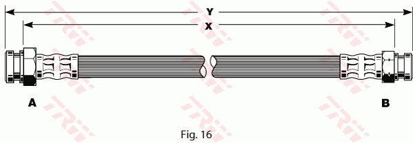 TRW PHA236 Brake Hose