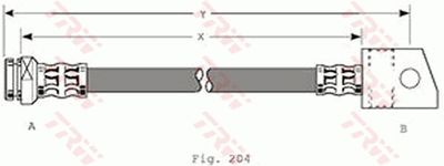 Brake Hose TRW PHA347