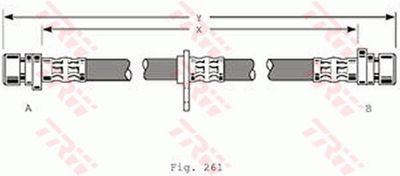 Brake Hose TRW PHA367