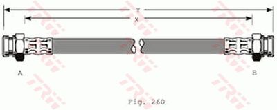 Brake Hose TRW PHA368