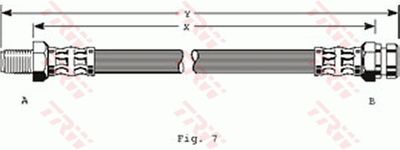 Brake Hose TRW PHB164