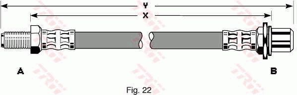 TRW PHB199 Brake Hose