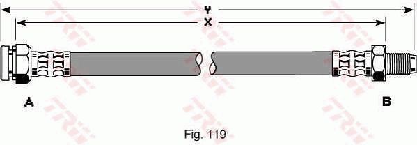 TRW PHB270 Brake Hose