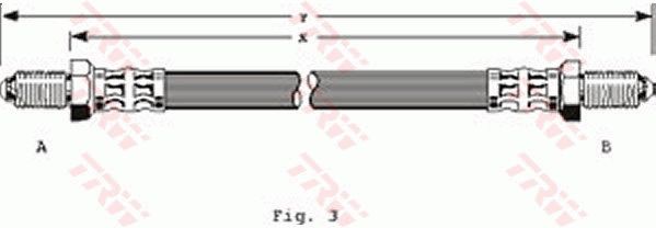 TRW PHC123 Brake Hose
