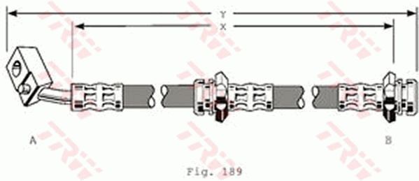 TRW PHD133 Brake Hose