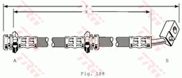 TRW PHD149 Brake Hose