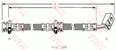 Brake Hose TRW PHD149