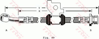 Brake Hose TRW PHD151