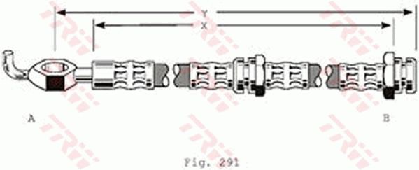 TRW PHD220 Brake Hose