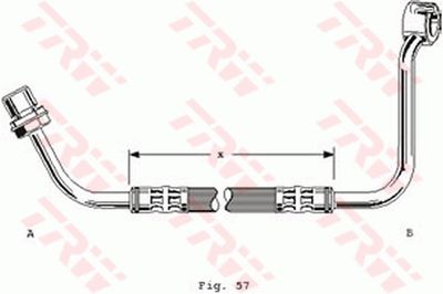 Brake Hose TRW PHD250