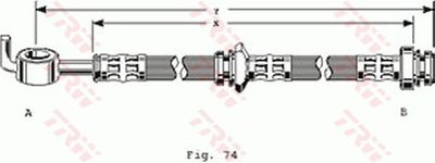 Brake Hose TRW PHD289